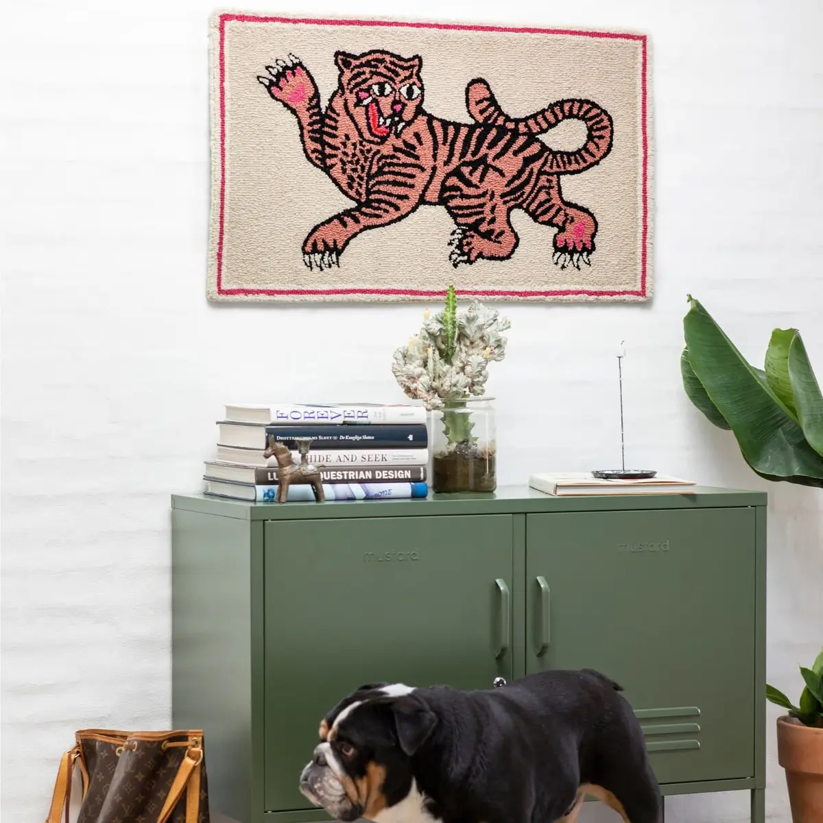 Frame Teppe - Pink Tiger 51x90cm