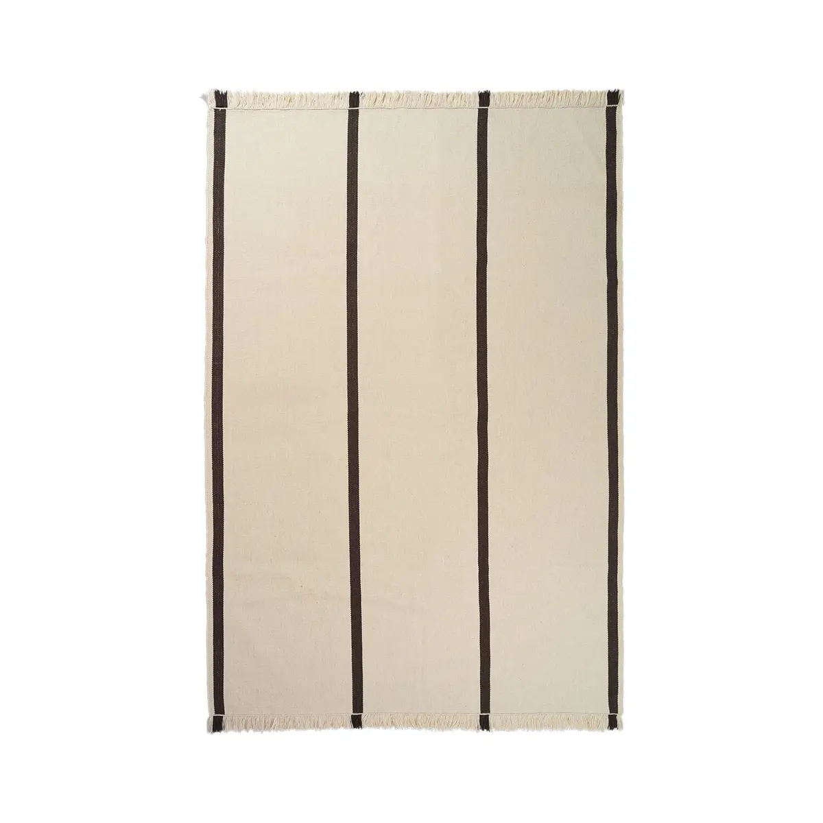 Gulvteppe Calm Kelim Off-white/Coffee