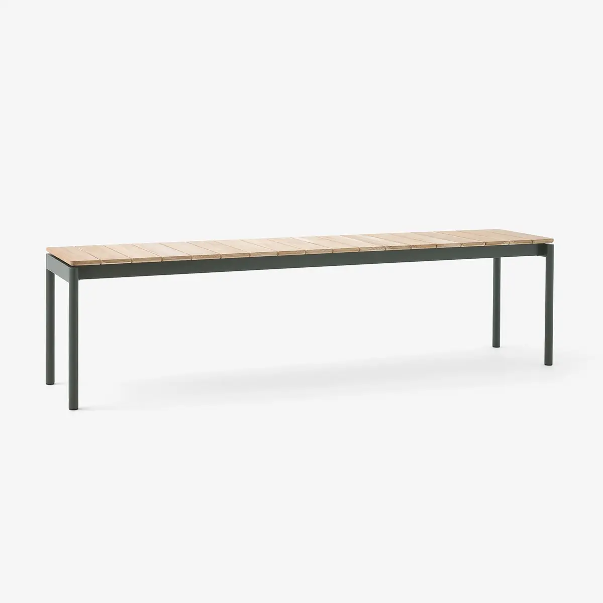 Utendørsbenk Ville AV28 Bronze Green