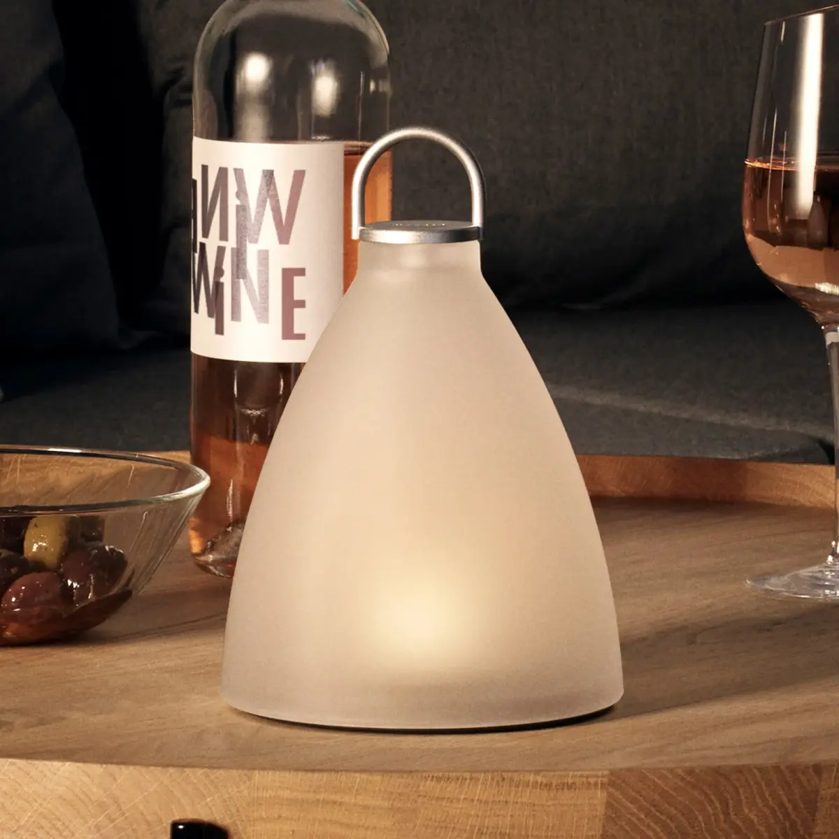EVA Solo SunLight Bell LED-solcellelampe, høyde 20 cm