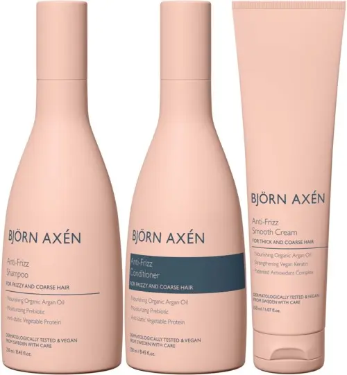 Björn Axén Anti-Frizz Bundle Shampoo 250 ml & Conditioner 250 ml & Smooth Cream 150 ml