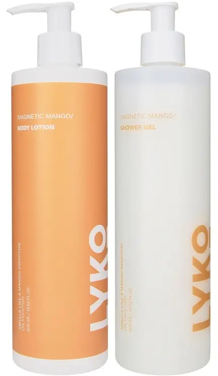 By Lyko Magnetic Mango Body Lotion & Shower Gel 2 x 400 ml