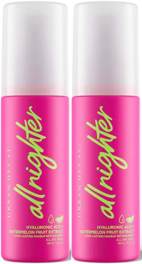 Urban Decay All Nighter Setting Spray With Hyaluronic Acid 2 x 118ml