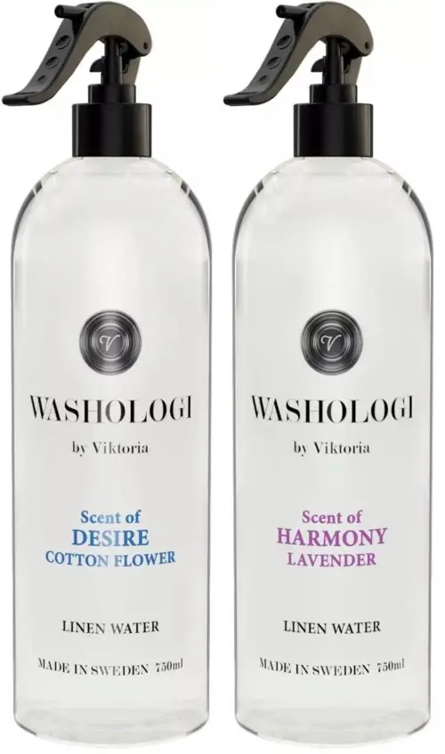 Washologi Linen Water Bundle Linen Water Harmony 750 ml & Linen Water Desire 750 ml