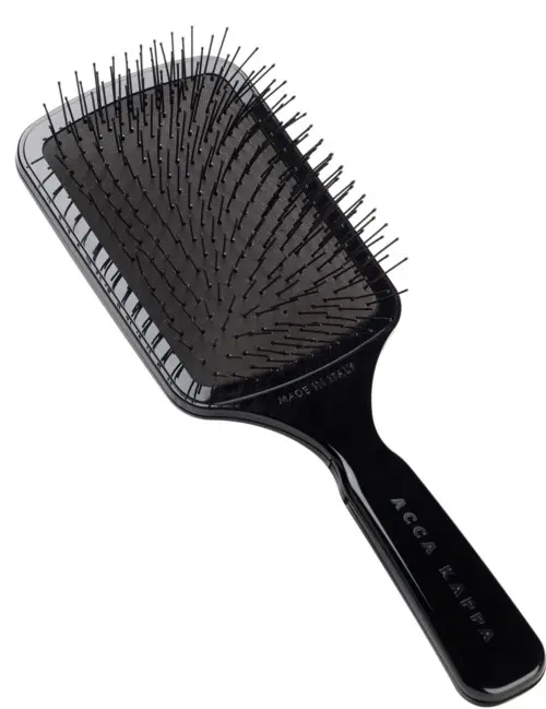 Acca Kappa Shower Paddle Brush Soft Nylon Pins Resin Tip