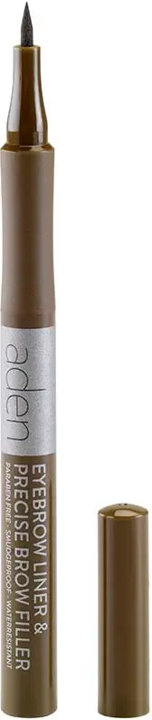 ADEN Eyebrow Liner & Precise Brow Filler Brunette 02 1 ml
