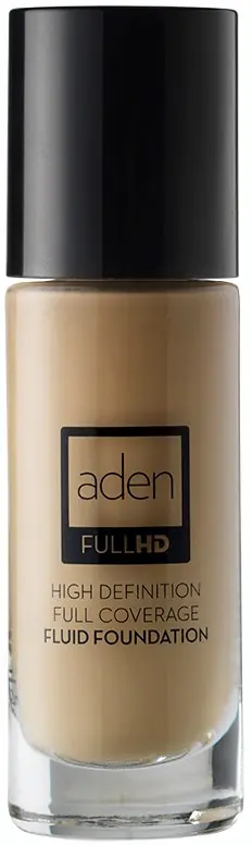 Aden Fluid Foundation Full HD Honey-05
