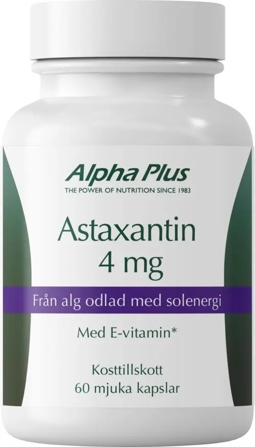 Alpha plus Astaxantin 4 mg 60 kap