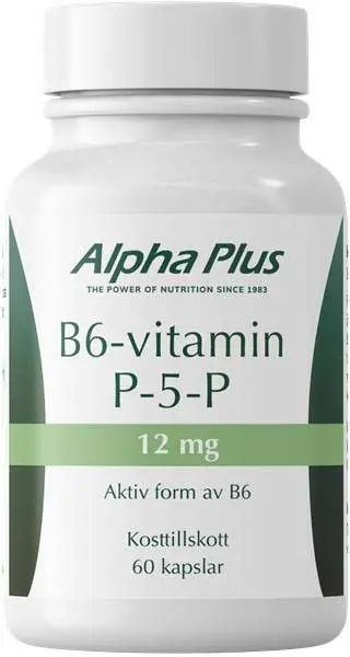 Alpha Plus B6-vitamin P-5-P 12 mg 60 stk