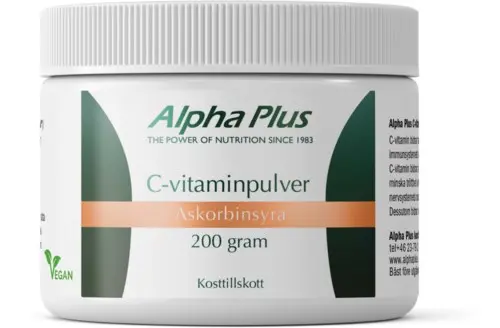 Alpha Plus C-vitamin Powder 200 g