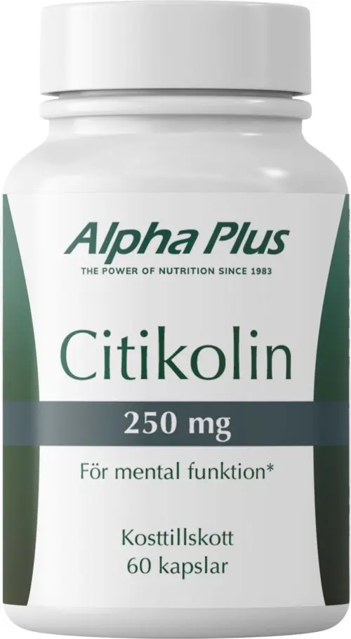 Alpha Plus Citikolin 250 mg 60 stk