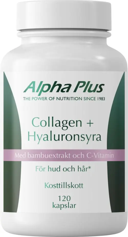 Alpha Plus Collagen + Hyaluronic Acid 120 Caps