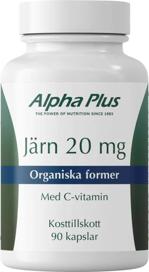 Alpha Plus Iron 20 mg 90 caps