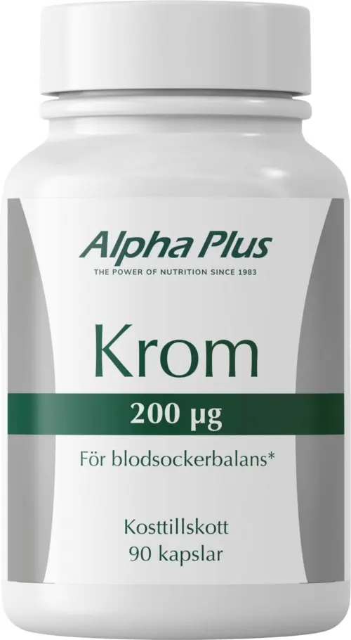 Alpha Plus Krom 200 µg 90 stk