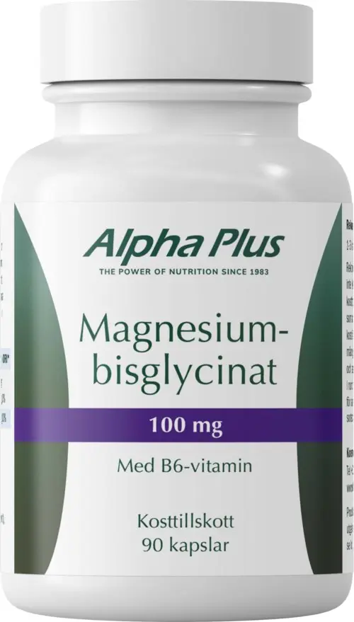 Alpha Plus Magnesiumbisglycinat 100 mg 90 kap