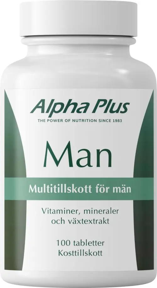 Vitaminer & mineraler Man 100 tabletter