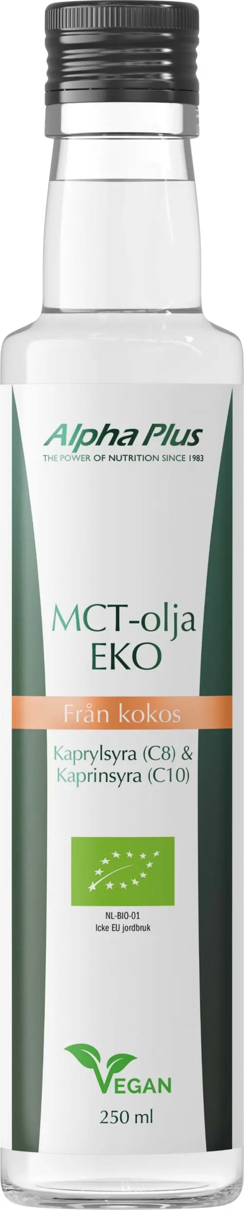 Alpha Plus MCT-olja EKO 250 ml