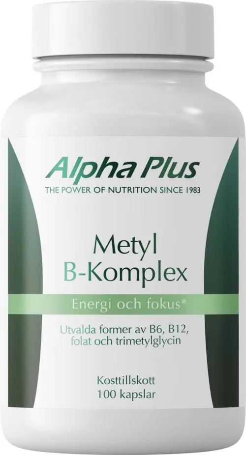 Alpha Plus Metyl B-komplex 100 stk