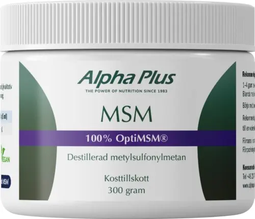 Alpha Plus MSM 300 g (OptiMSM®) 300 g
