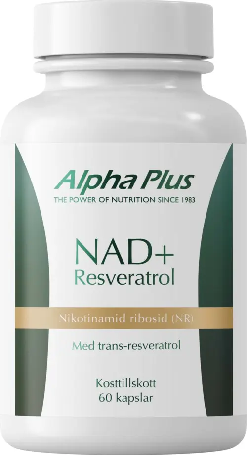 Alpha Plus NAD+ Resveratrol 60 stk