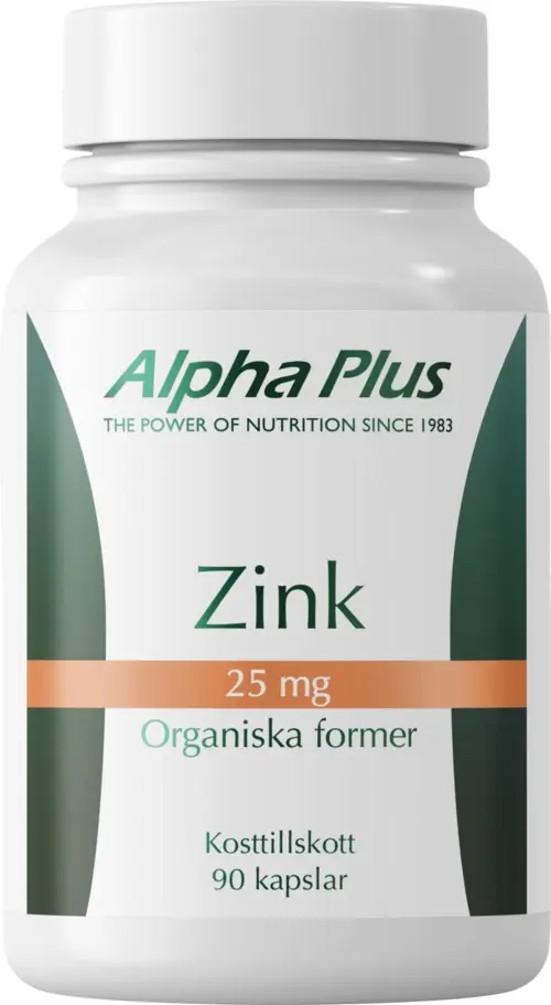 Alpha Plus Zink 25 mg 90 Caps