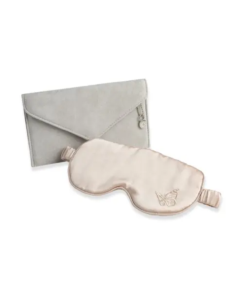 Amelie Soie Silk Sleep Mask Nude 