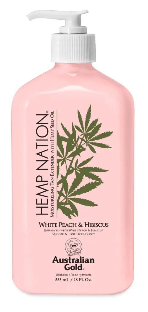 Australian Gold Hemp Nation White Peach Hibiscus 535ml