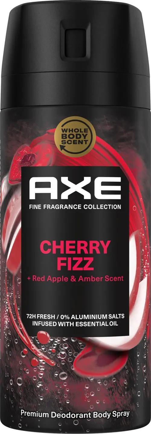 Axe 72h Fine Fragrance Cherry Fizz Deodorant Bodyspray 150 ml