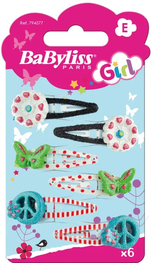 BaByliss 794577 Hair Clip 6 stk kids