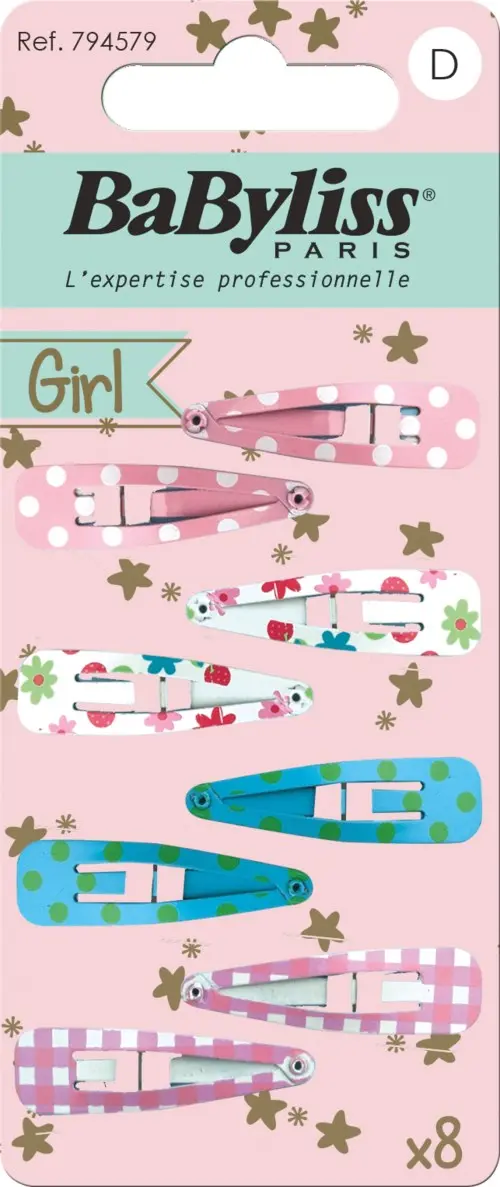 BaByliss 794579 Hair clips 8 pcs kids
