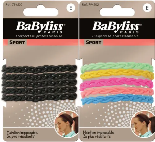 Babyliss Braided Elastics 5 St