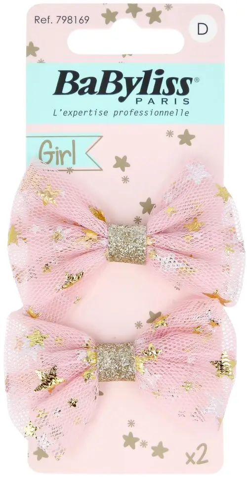 BaByliss Hair Clips Bows Kids 2 pcs