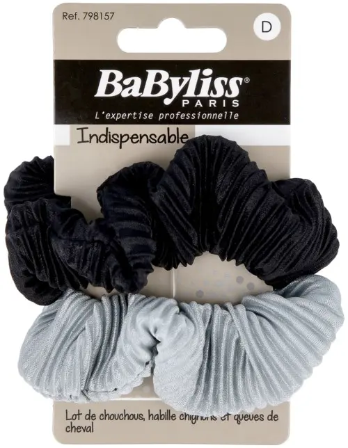 BaByliss Scrunchie Pleated 2 pcs