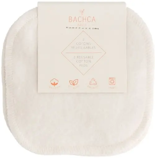 Bachca 2 reusable makeup remover pads