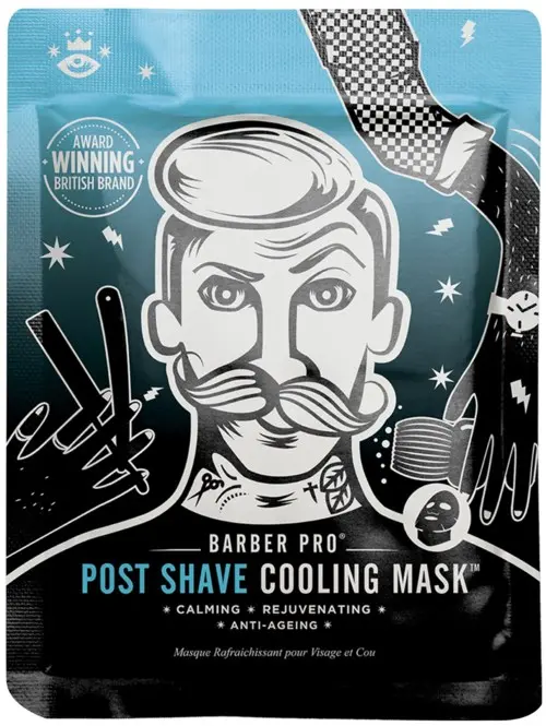 Barber pro Post Shave Cooling Mask With Anti-Aging Collagen