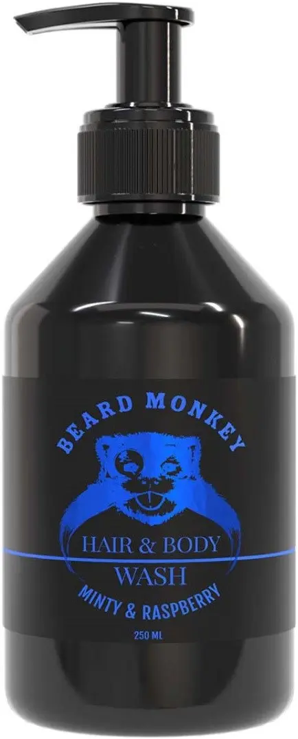 Beard Monkey Hair & Body Wash Minty & Raspberry 250 ml