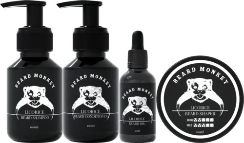 Beard Monkey Licorice All Beard Kit