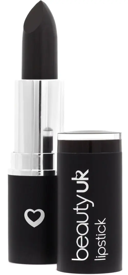 BEAUTY UK Lipstick no.13 dark side ( black) (mint / gloss)