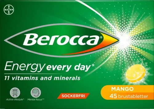 Berocca Energy Mango 45 stk