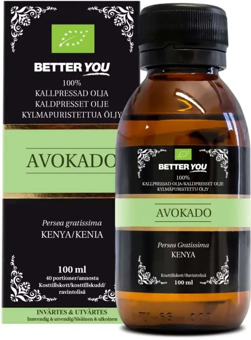 Better You Avokadoolja EKO Kallpressad - 100 ml