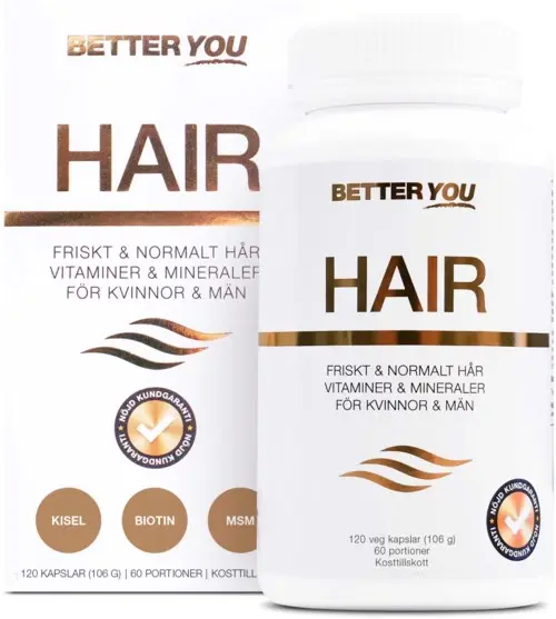Better You Hair 120 veg kaps 120 stk
