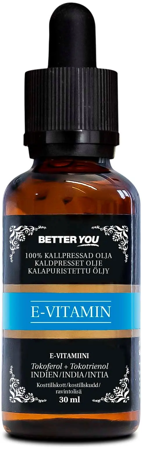 Kallpressad E-vitaminolja 30 ml