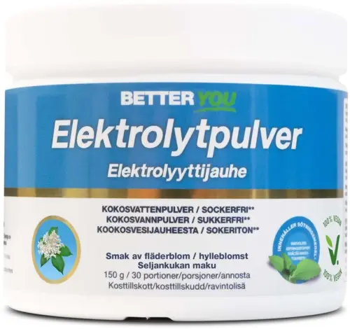 Better You Elektrolytpulver Fläder 150 g