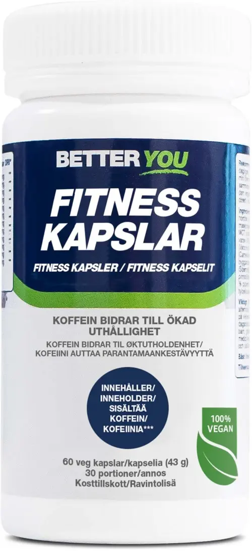 Better You Fitness Kapslar med koffein 60 kaps