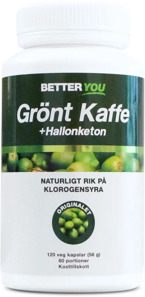 Better You Grönt Kaffe + Hallonketon 120 kaps