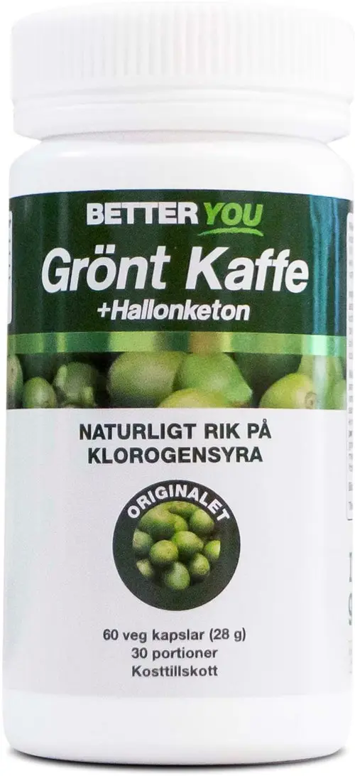 Better You Grönt Kaffe + Hallonketon 60 kaps