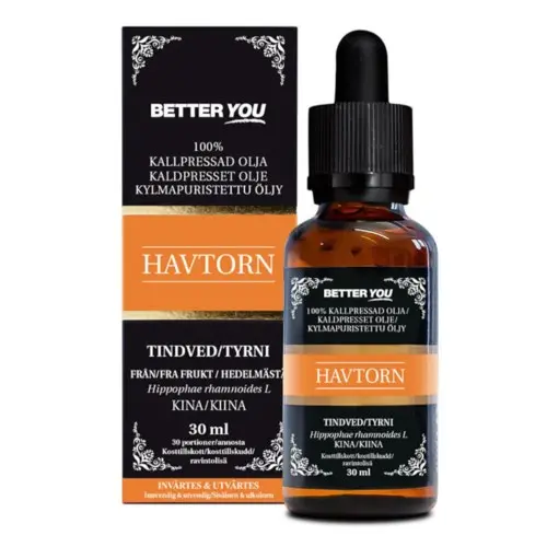 Better You Havtornsfruktolja EKO Kallpressad 30 ml