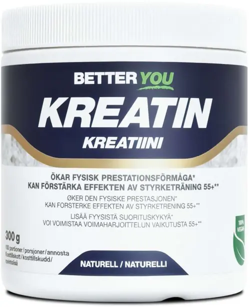 Better You Kreatinpulver 300 g - Naturell