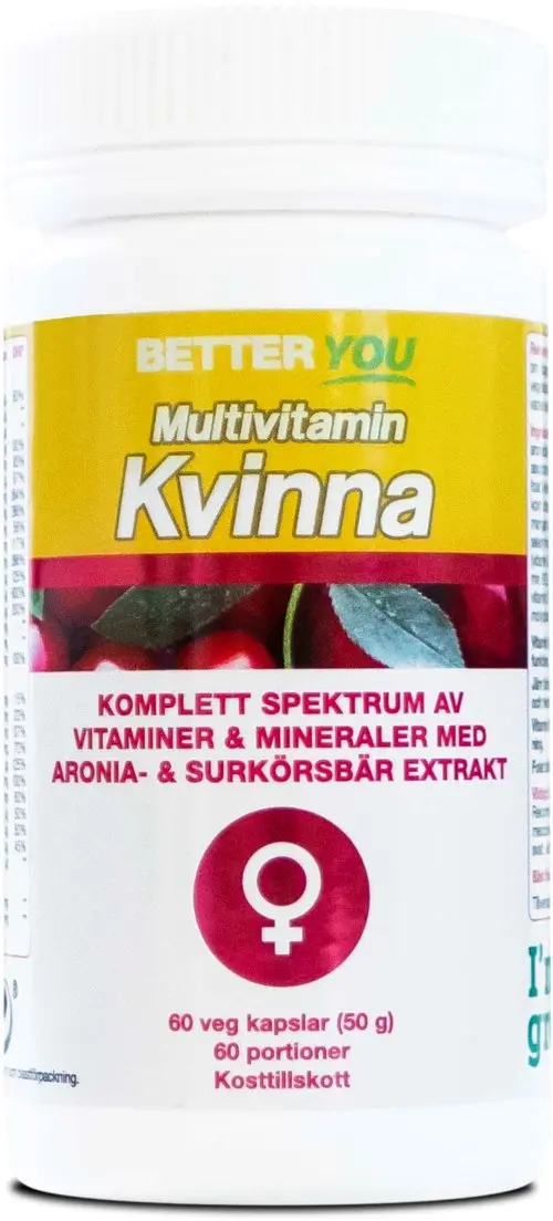 Better You Multivitamin Kvinna - 60 kaps