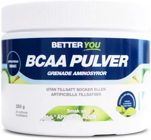 Better You Naturligt BCAA Pulver 250 g - Äpple/Fläder